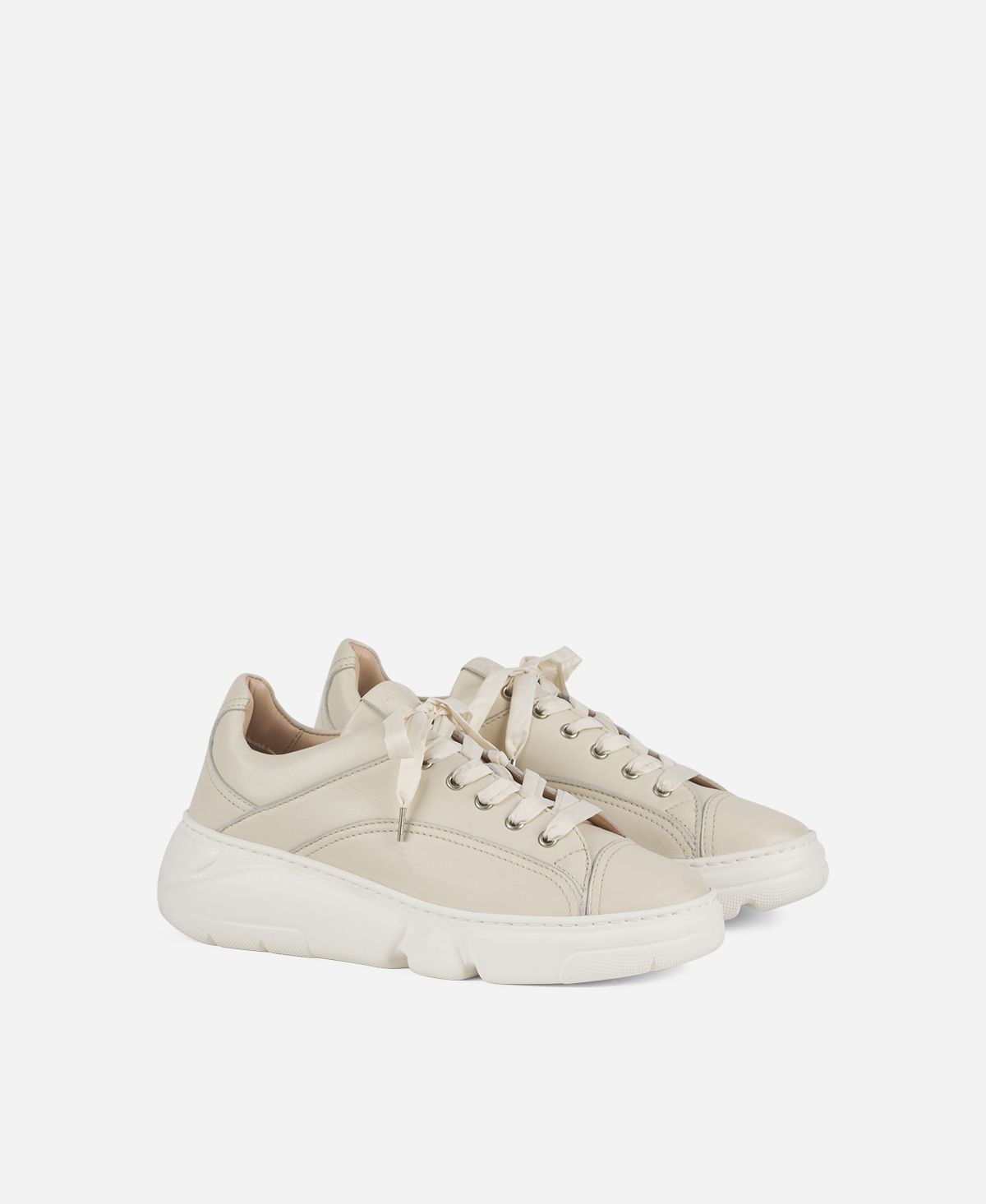 Agl Sneaker con lacci in nylon Avorio Fiona Economico
