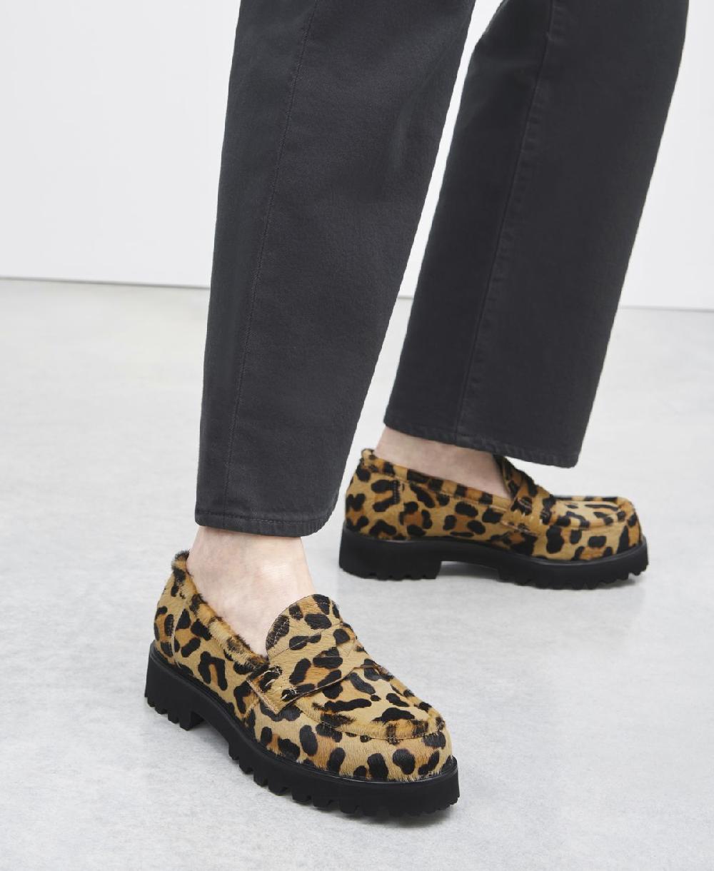 Agl Mocassino animalier con suola chunky Stampa leopard Goldie Hotsell
