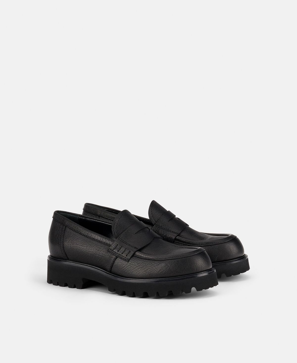 Agl Mocassino con suola chunky Nero Goldie Saldi Di Fabbrica
