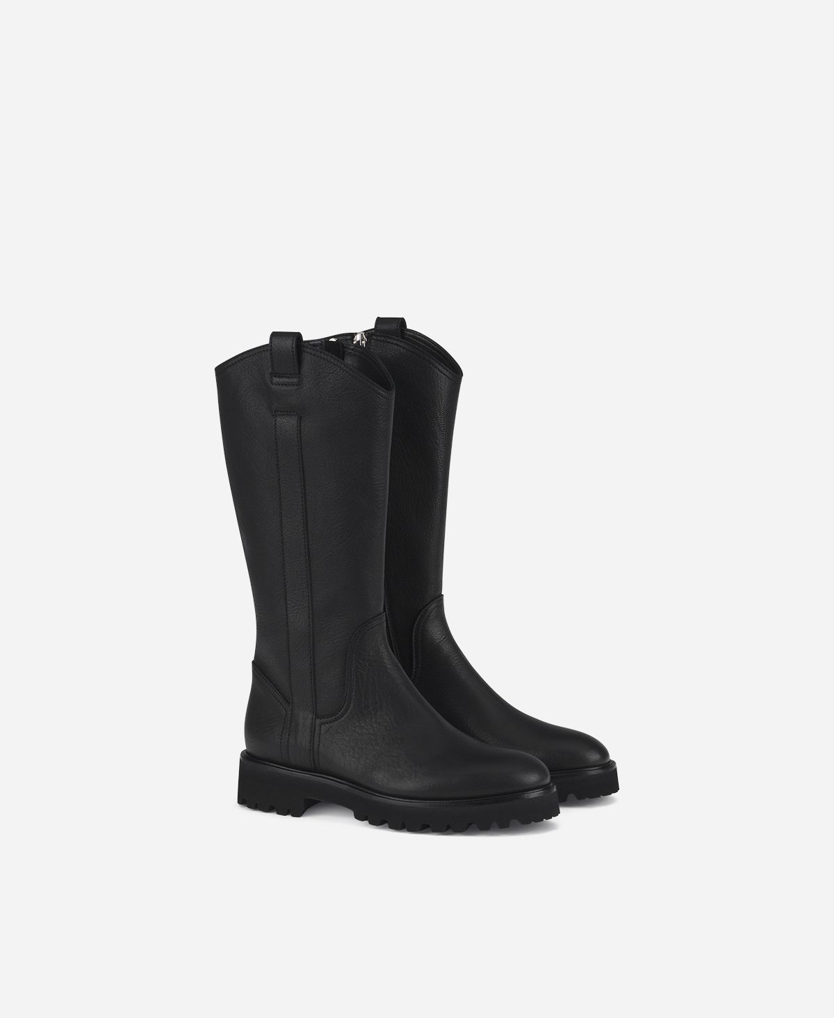 Agl Stivale in pelle Nero Goldie Boot Vendite Flash