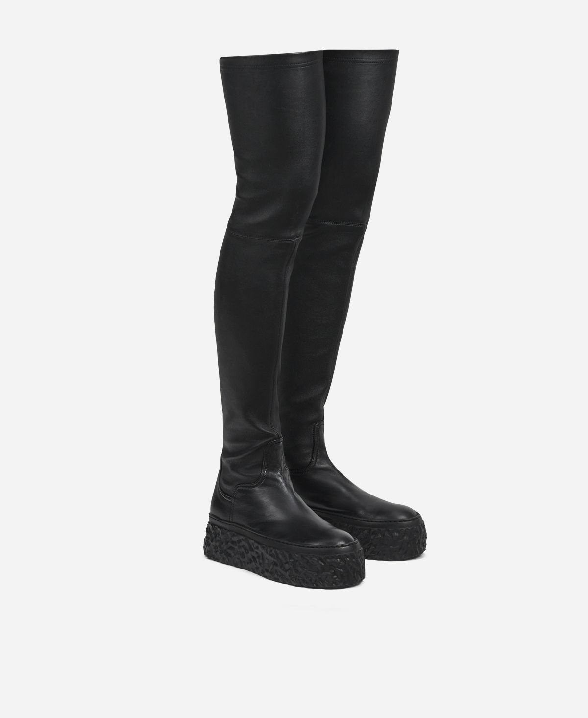 Agl Stivale cuissard stretch Nero Magma Boot Moda