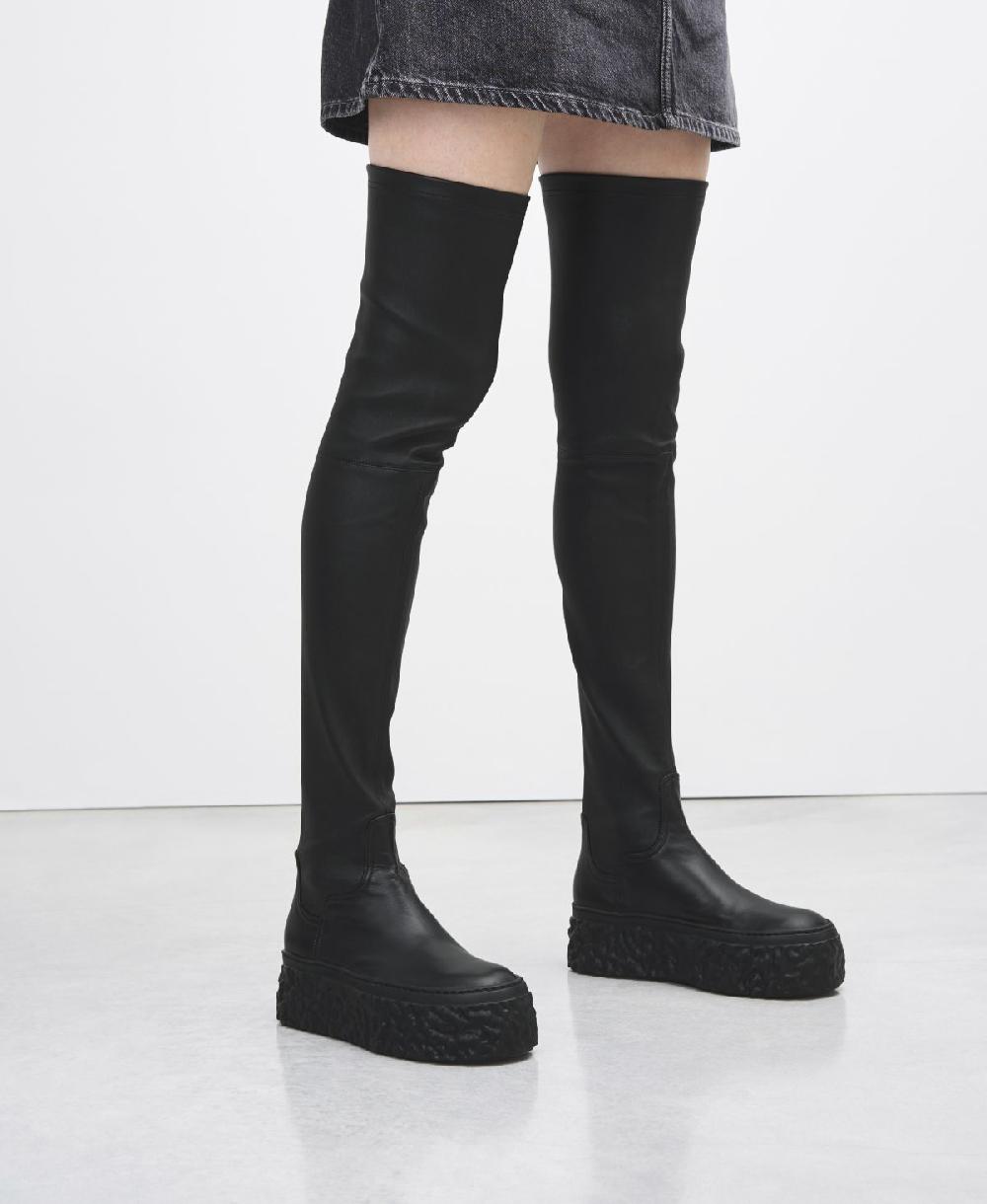 Agl Stivale cuissard stretch Nero Magma Boot Moda