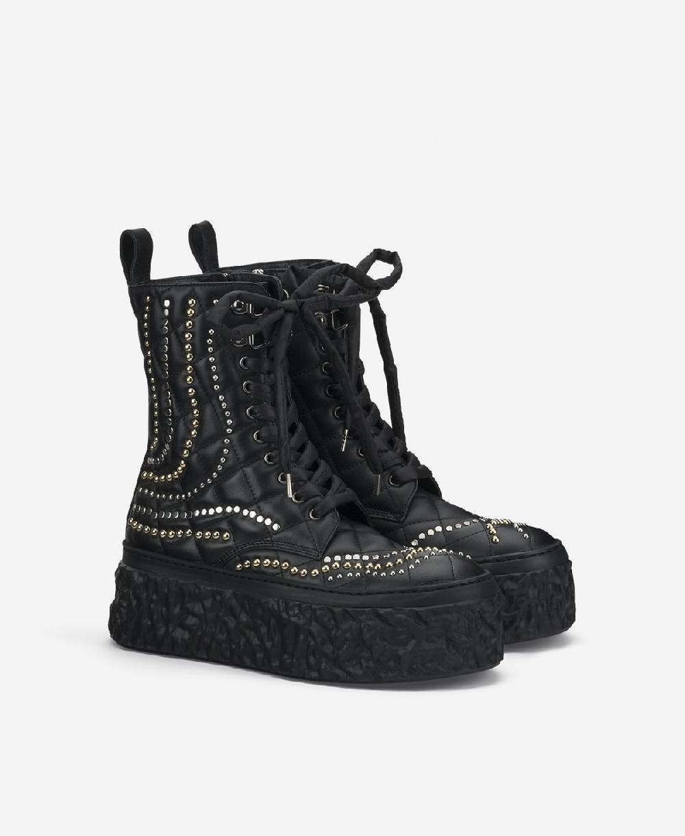 Agl Stivaletto con borchie Nero Magma High Flawed 2025