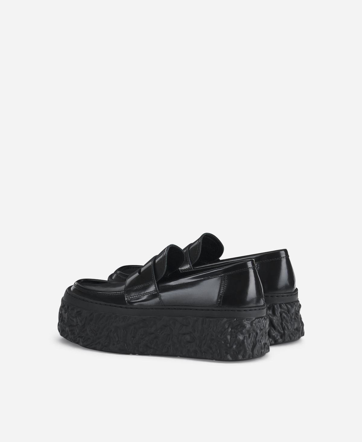 Agl Mocassino con platform Nero Magma Moc Italy