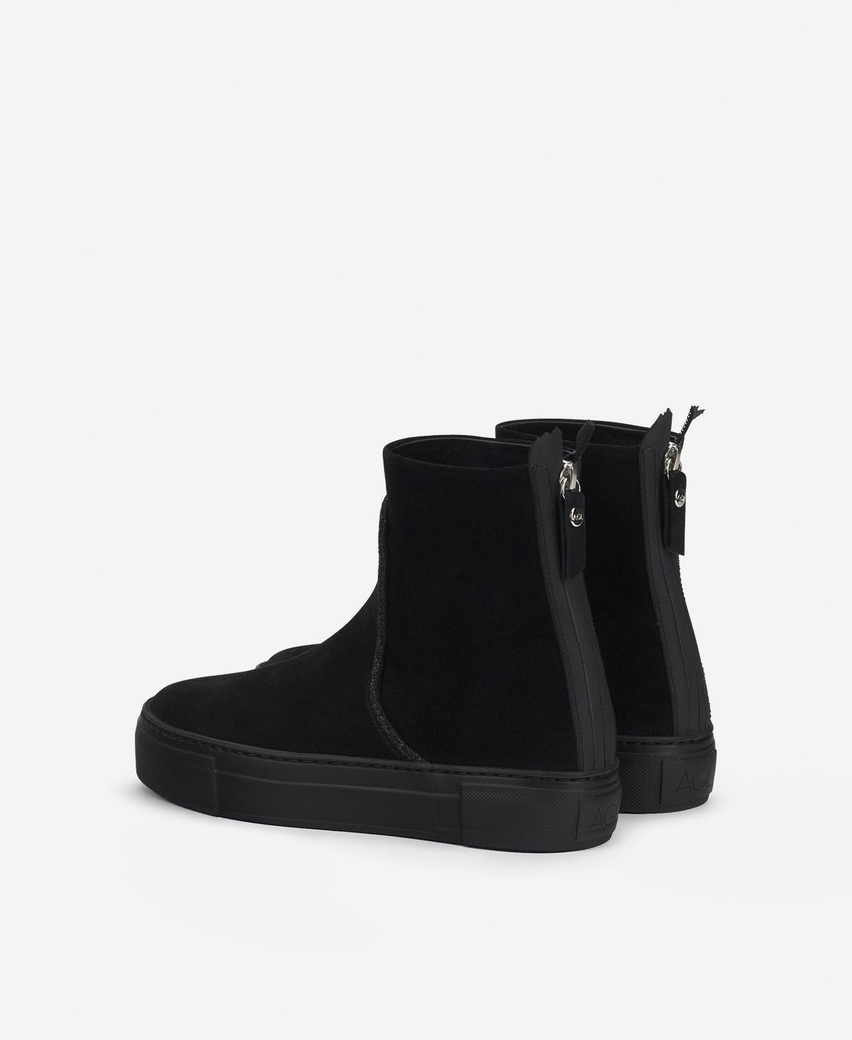 Agl Sneaker in velour con strass Nero Meghan strass Soddisfazione Garantita