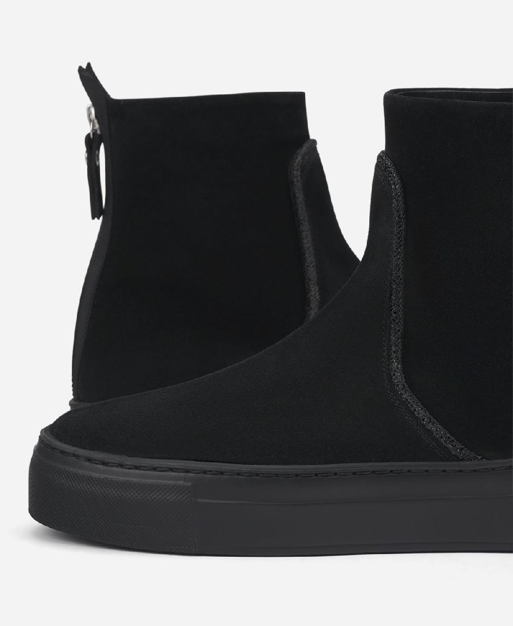 Agl Sneaker in velour con strass Nero Meghan strass Soddisfazione Garantita