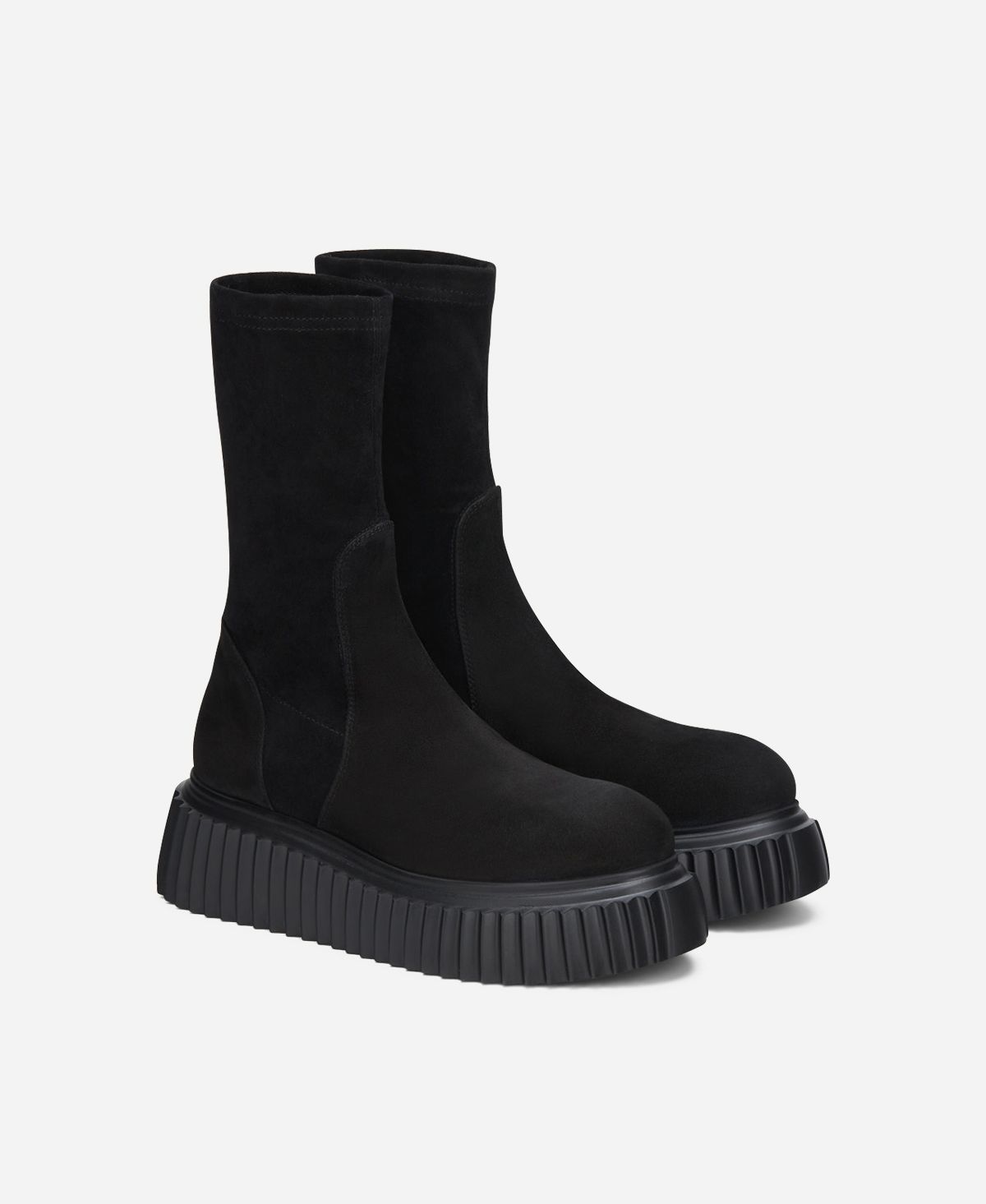 Agl Stivaletto in velour Nero MILAGROS STRETCH Qualità Garantita