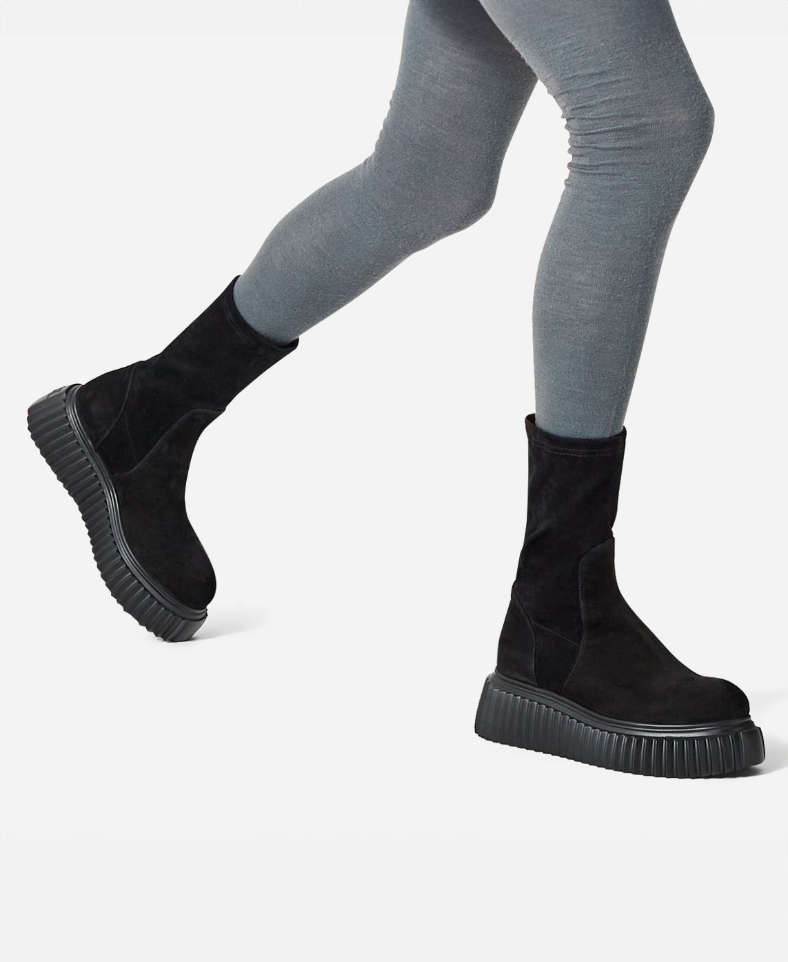 Agl Stivaletto in velour Nero MILAGROS STRETCH Qualità Garantita