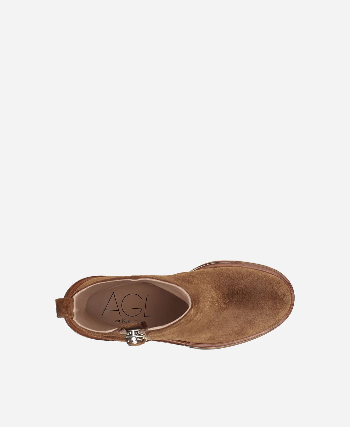 Agl Stivaletto in velour Cuoio Tora Outlet