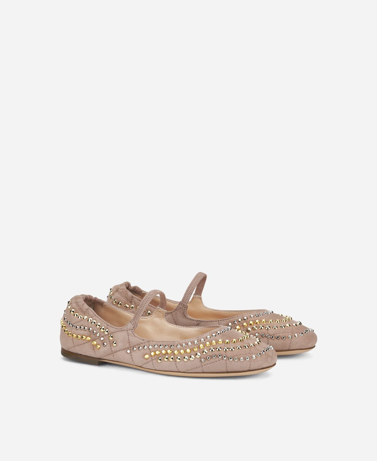 Agl Ballerina con borchie Rosa cipria Iris Studs Vendita Calda