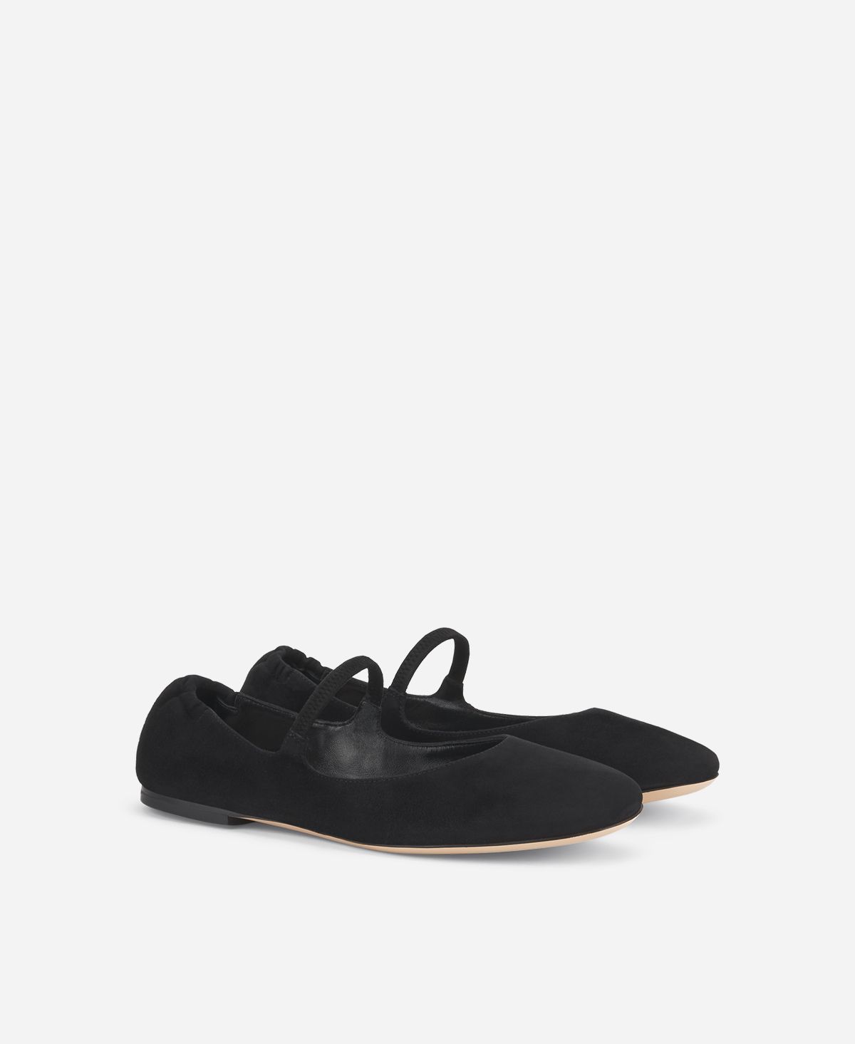 Agl Ballerina in velour Nero Iris Vendita Economica
