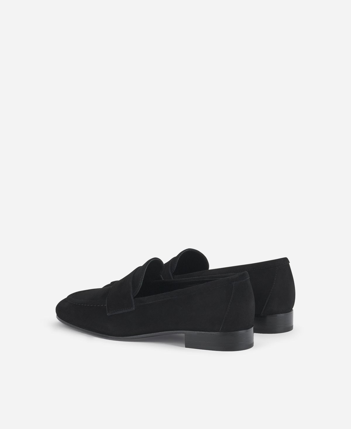 Agl Loafer in velour Nero Costanza Stitch Vendite Flash