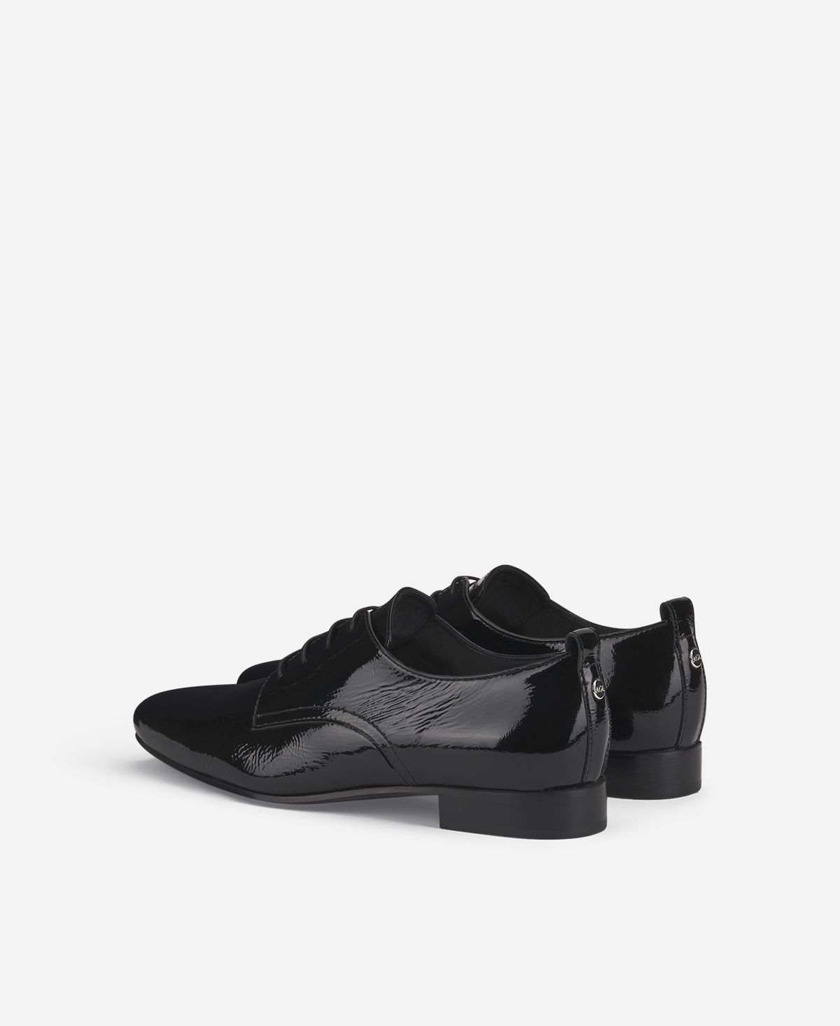Agl Stringata in vernice Nero Costanza Derby In Saldo