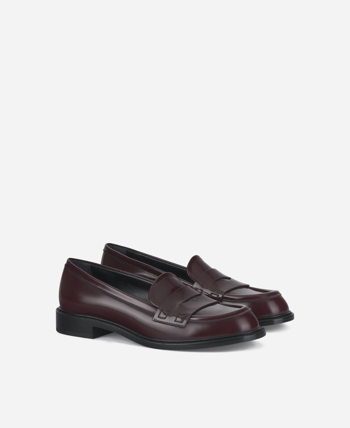 Agl Mocassino in pelle Bordeaux Olivia Italy