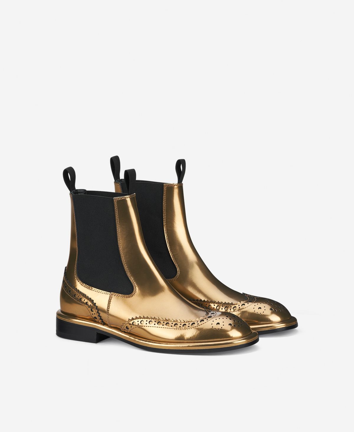 Agl Stivaletto con elastici Oro Alison Beat Italia