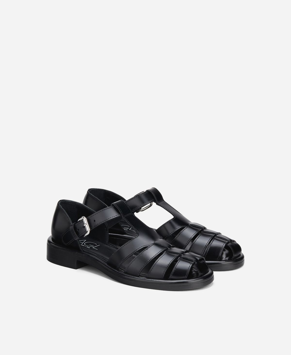 Agl Scarpa a gabbia Nero ALISON OPEN Nuovo