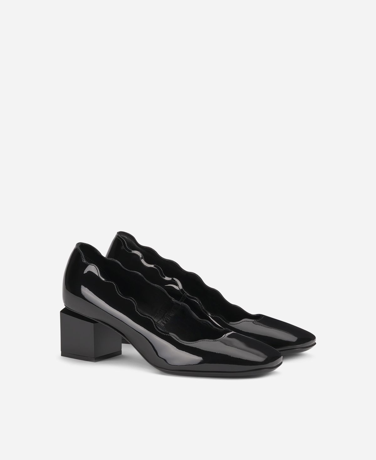 Agl Pump in vernice Nero Angie Wave Vendita