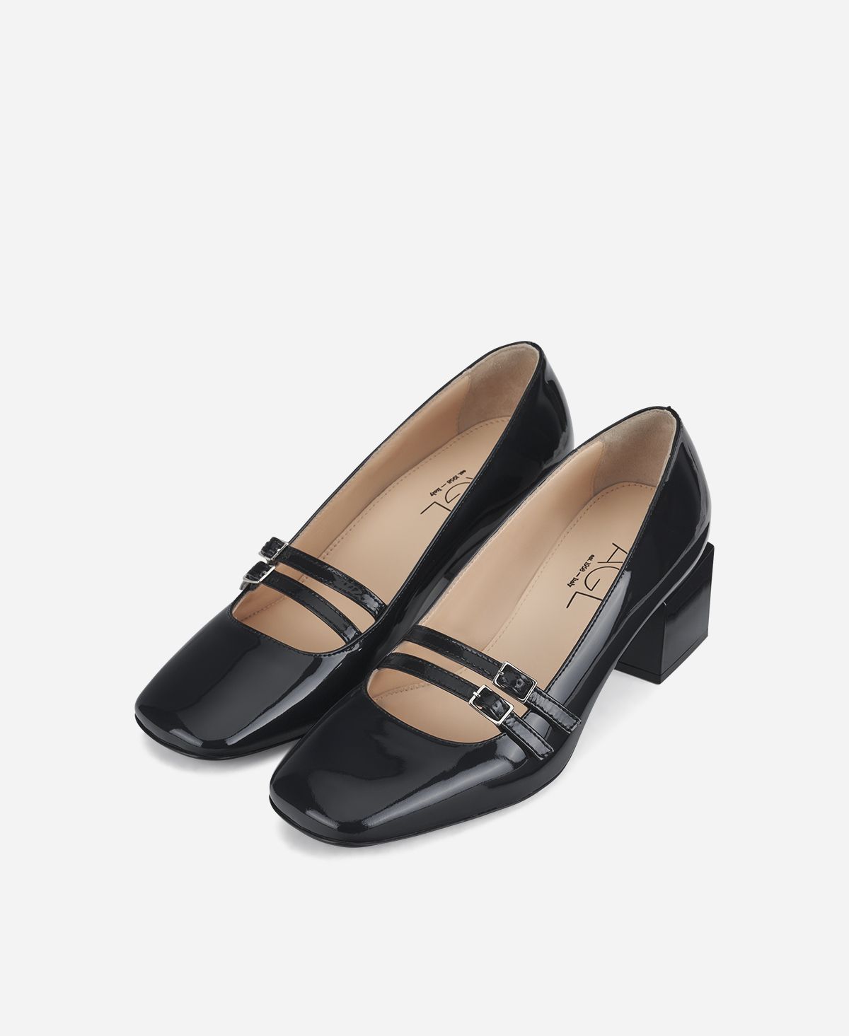 Agl Pump con cinturini Blu notte Angie Mary Jane Promozione