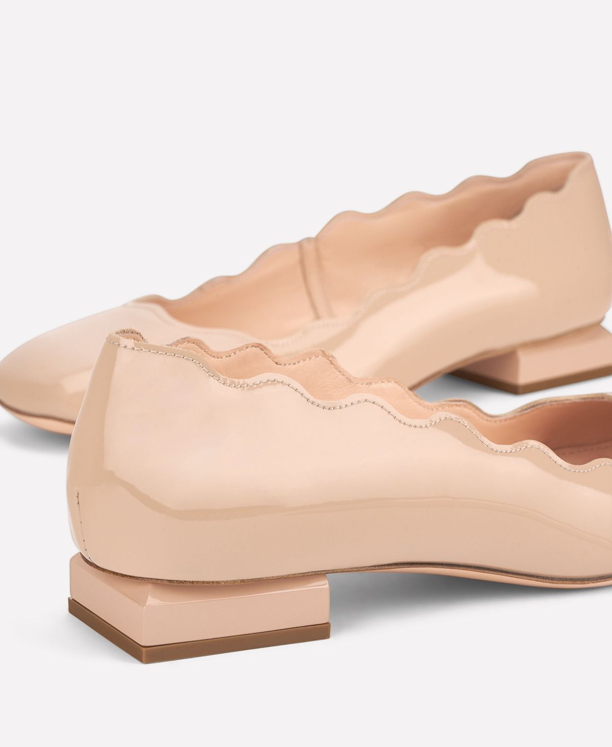 Agl Ballerina in vernice Beige Angie L Wave Pezzi Unici