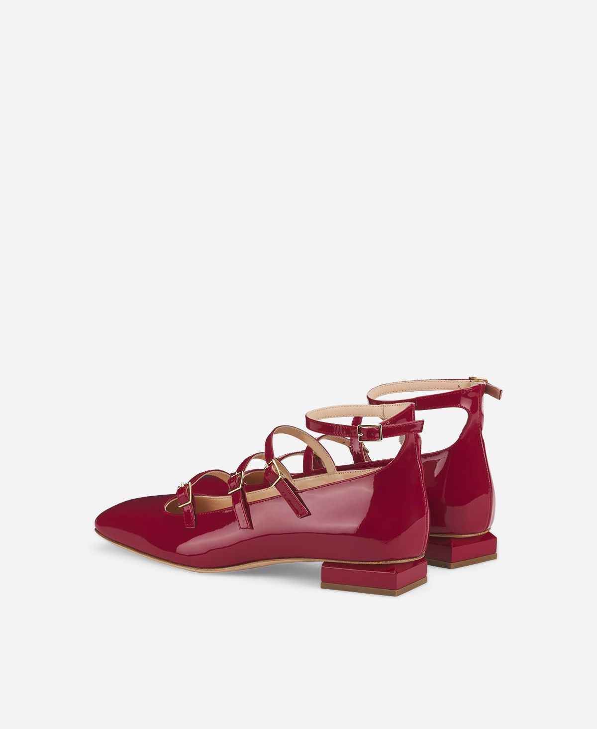 Agl Ballerina con cinturini Rosso Angie L Straps Soddisfazione Garantita