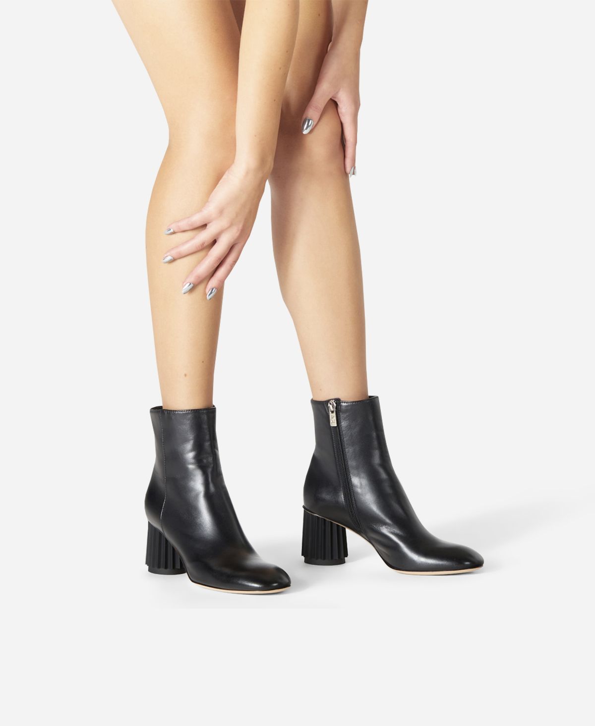 Agl Stivaletto con tacco design Nero Dorica M Bootie Shopping Online