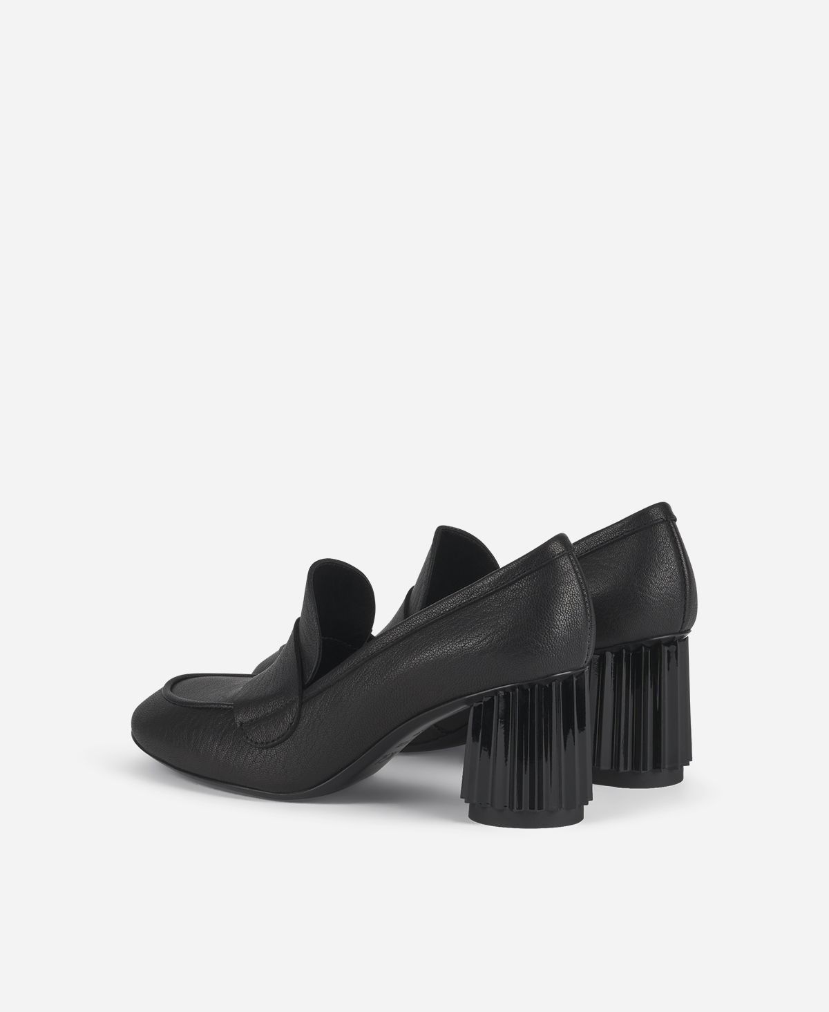 Agl Mocassino con tacco Nero Dorica M Moc Prezzo Ridotto