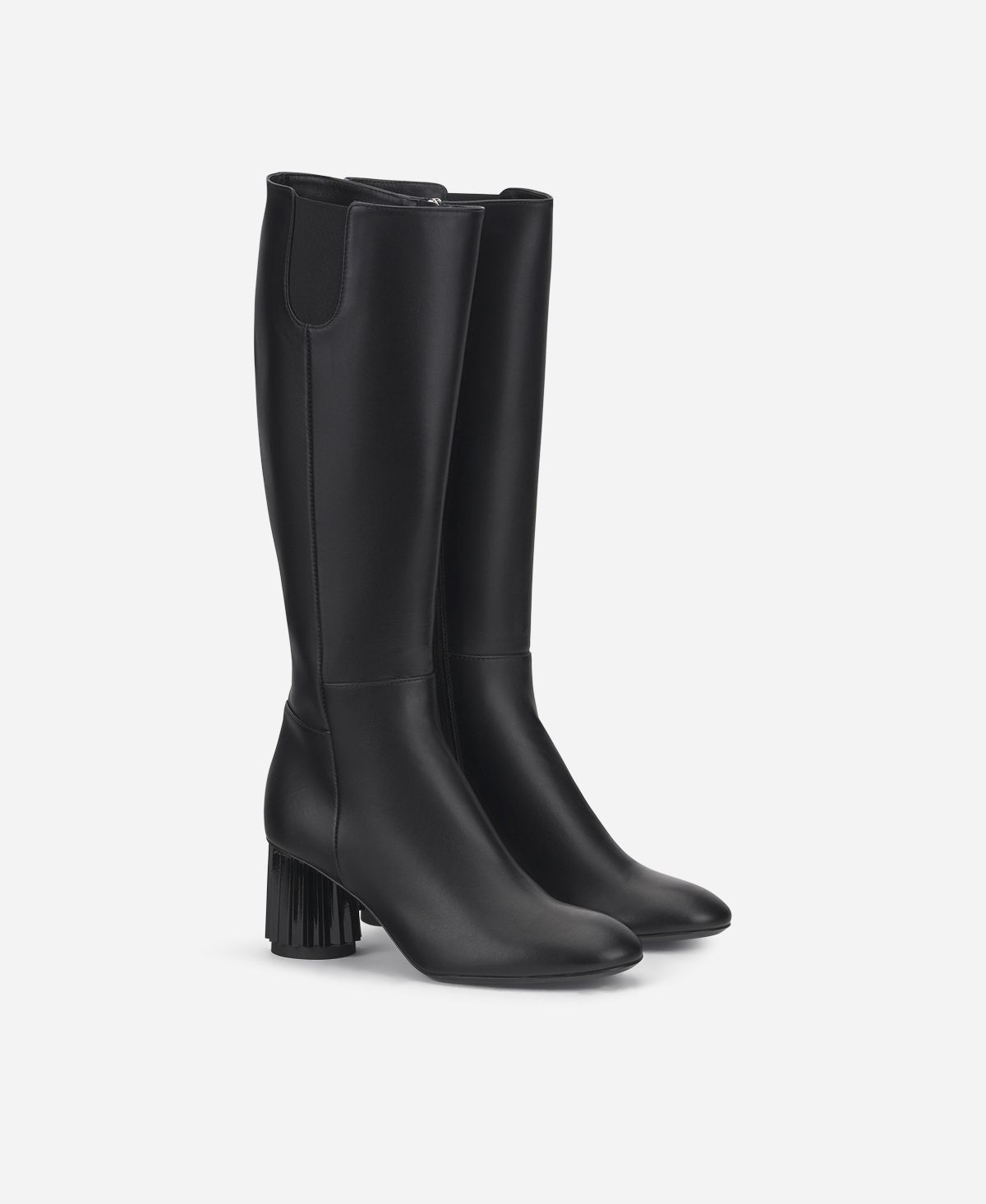 Agl Stivale con tacco Nero Dorica M Boot Sottocosto