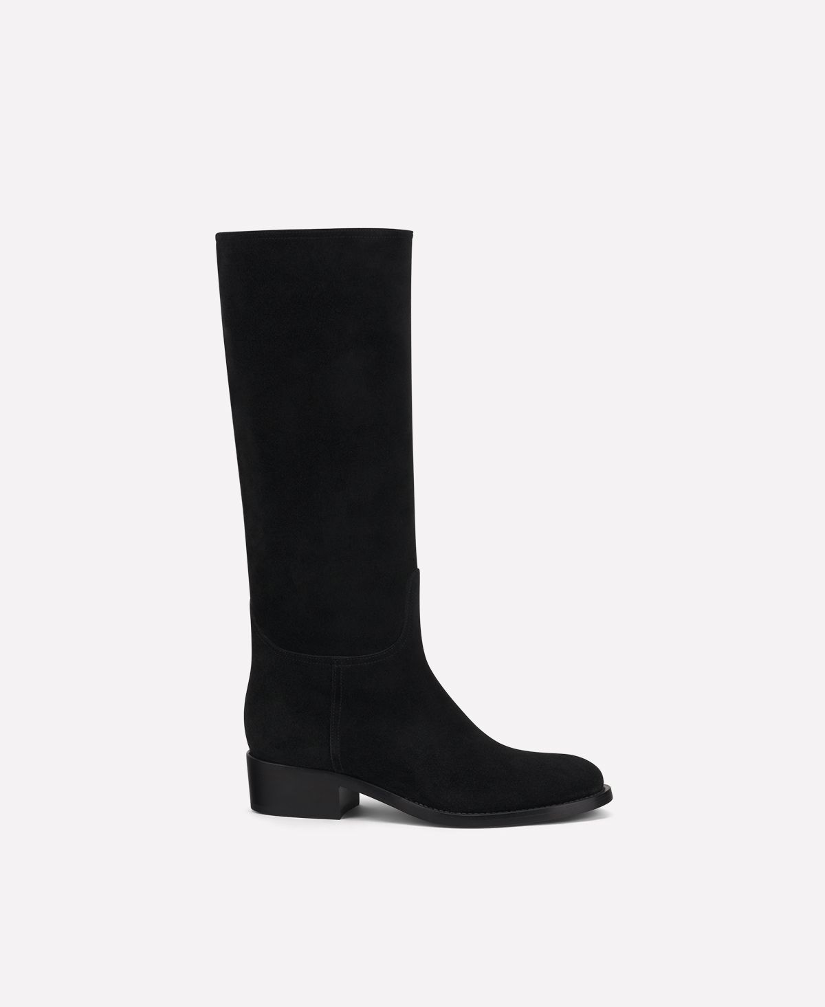 Agl Stivale in velour waterproof Nero Georgia Sconto