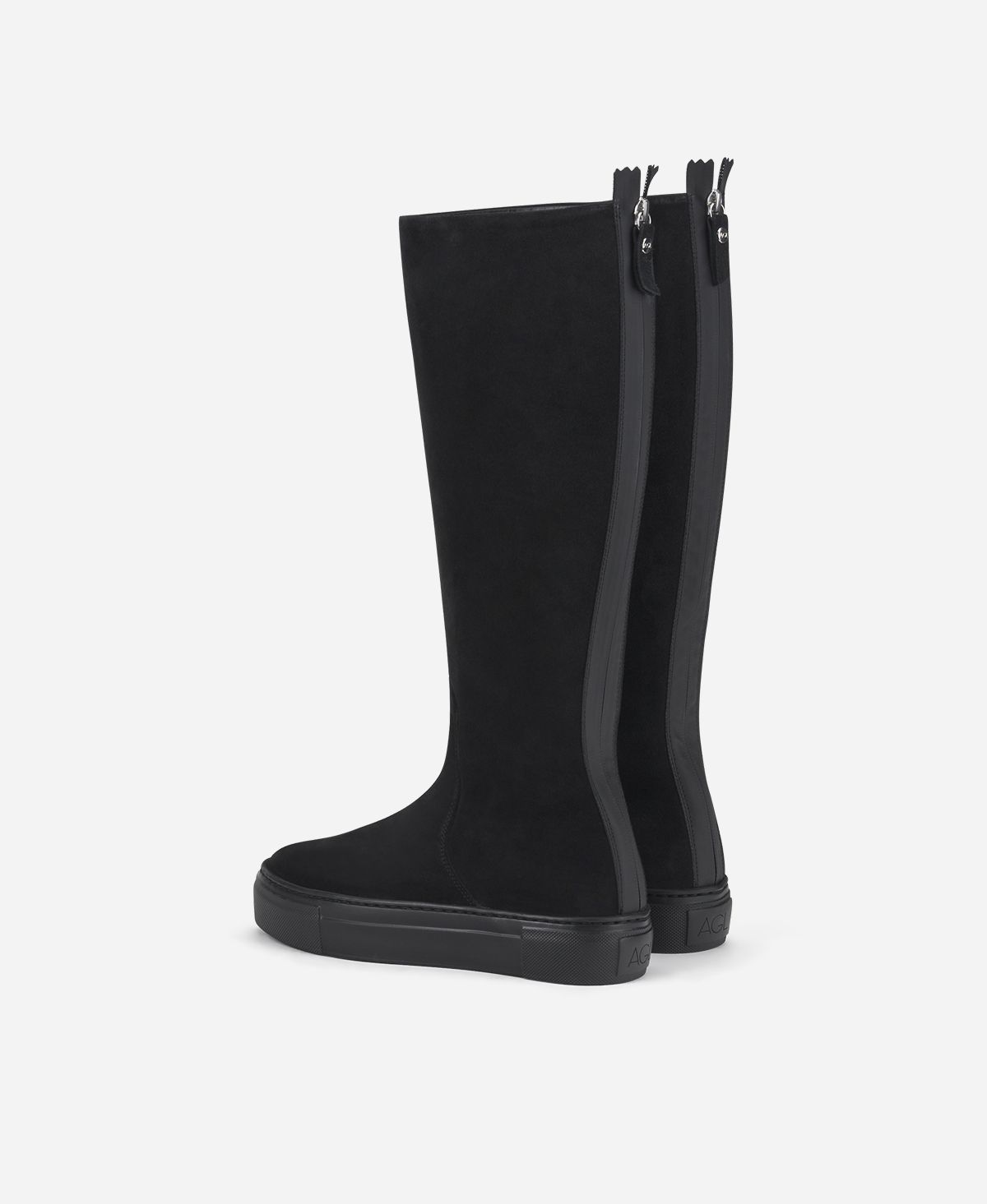 Agl Stivale sportivo in velour Nero Meghan Boot Saldi
