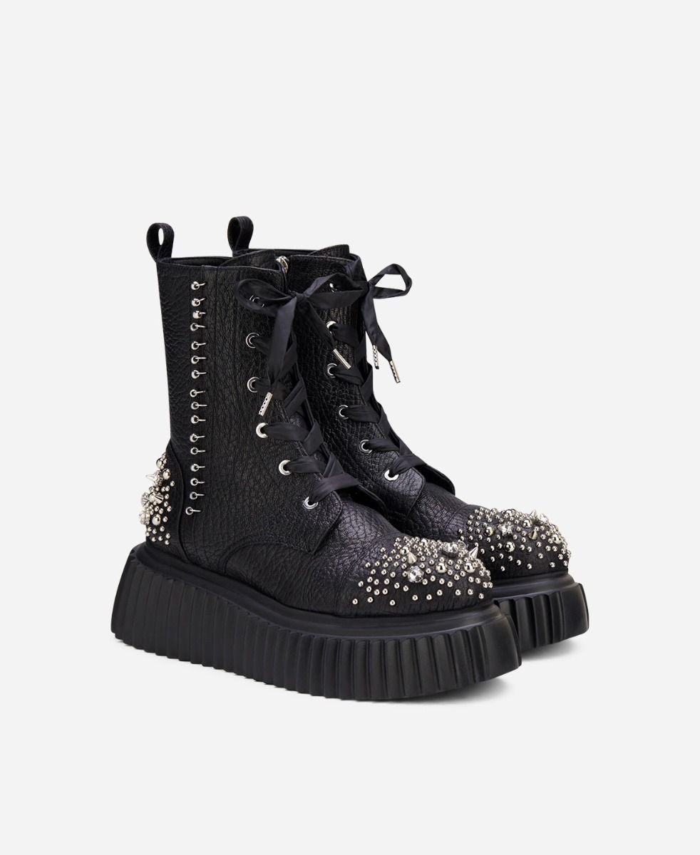 Agl Stivaletto con cristalli Nero IGGY CRYSTAL Acquista Ora