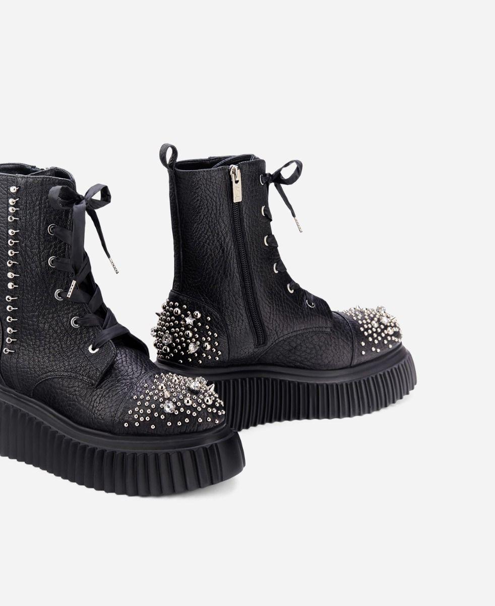 Agl Stivaletto con cristalli Nero IGGY CRYSTAL Acquista Ora