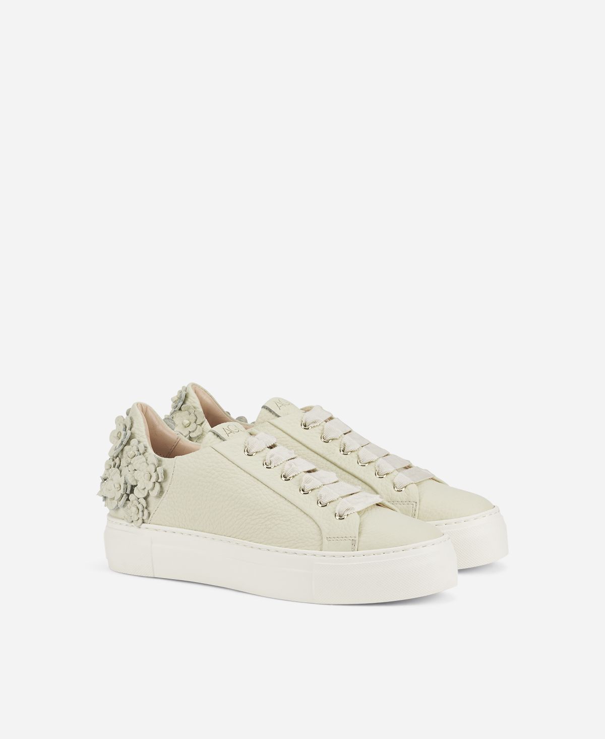 Agl Sneaker con fiori Avorio Eugenia Shopping Online