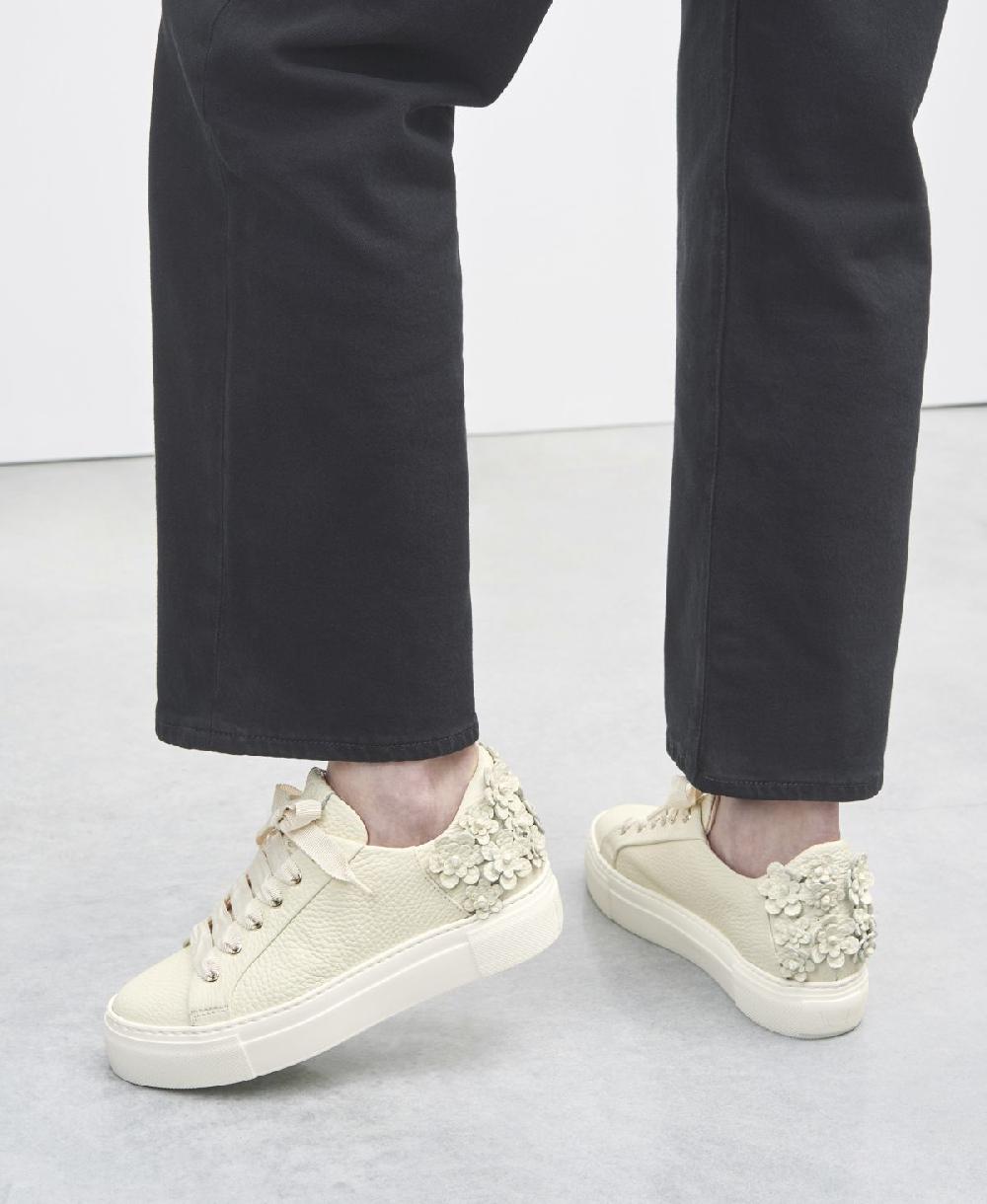 Agl Sneaker con fiori Avorio Eugenia Shopping Online