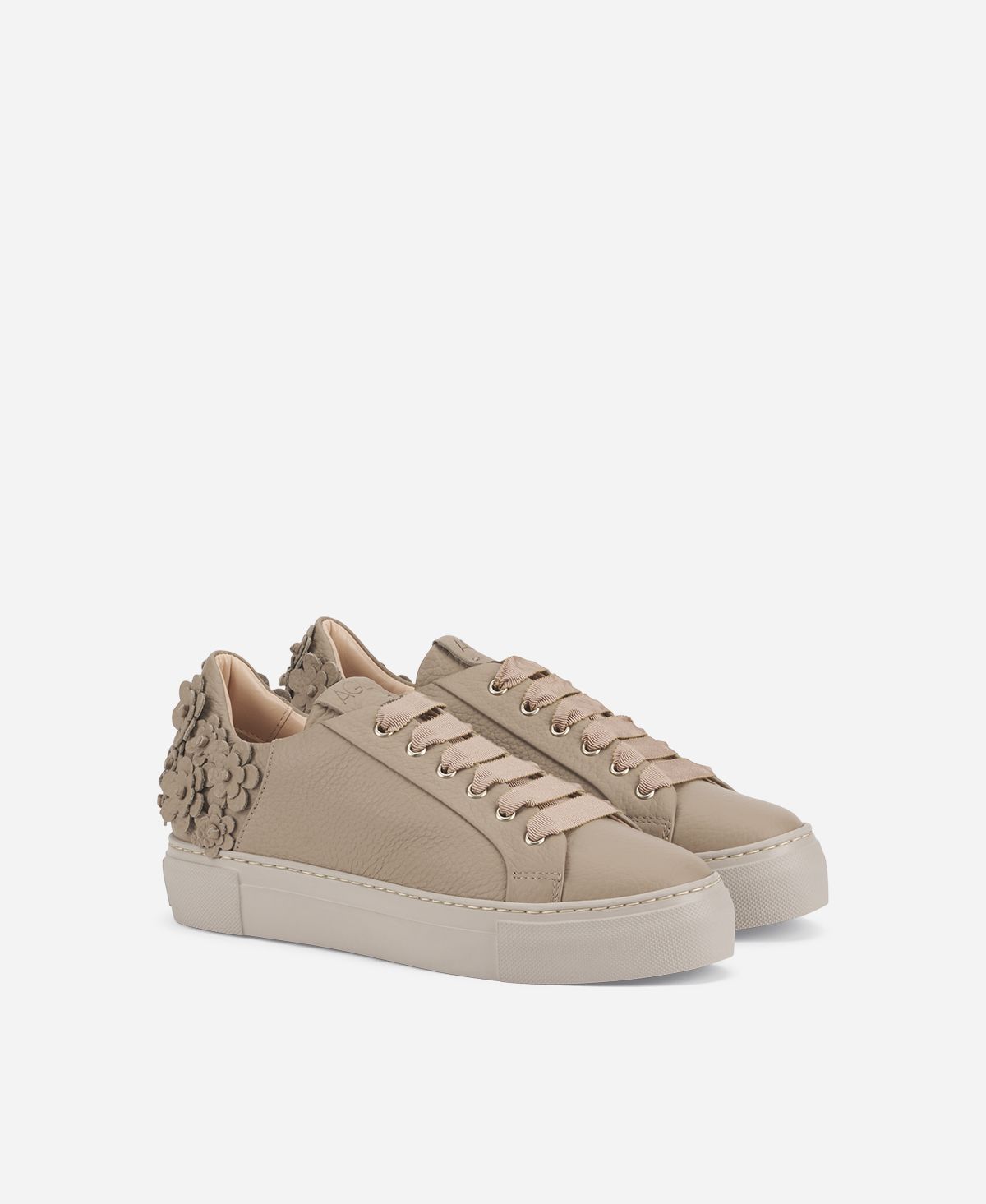 Agl Sneaker con fiori Tortora Eugenia Affare Del Giorno