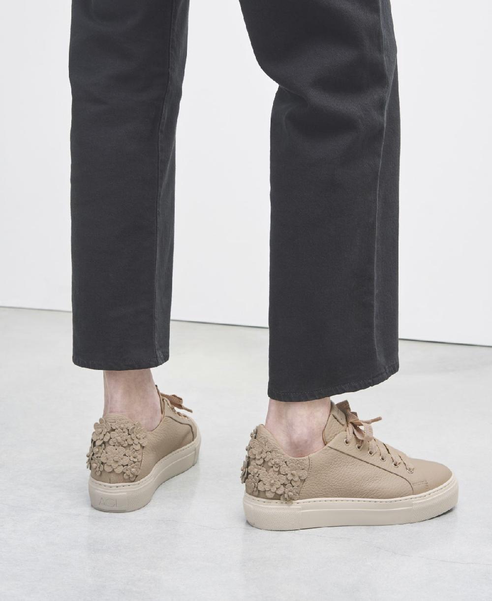 Agl Sneaker con fiori Tortora Eugenia Affare Del Giorno