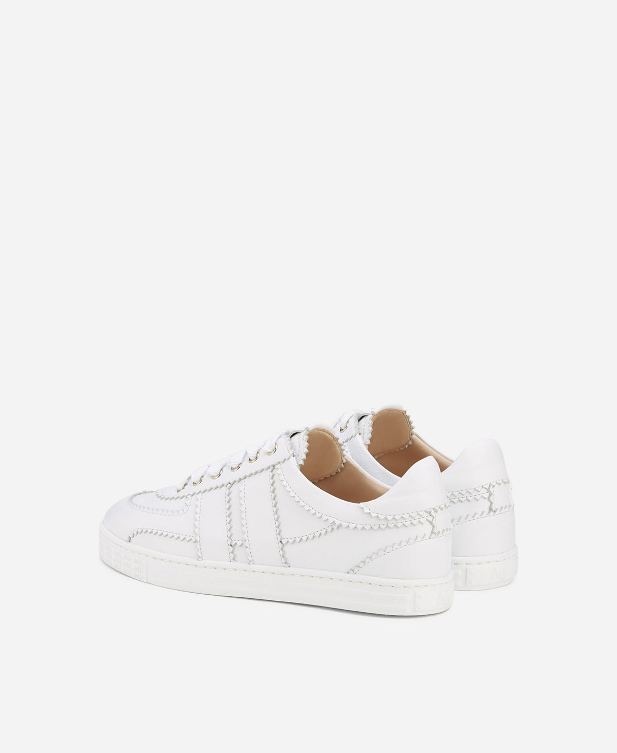 Agl Sneaker in pelle Bianco Leda Sconto
