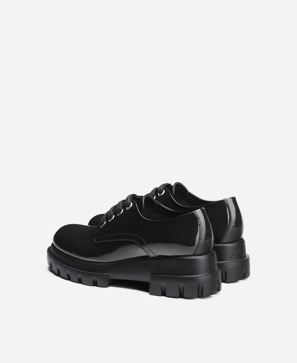 Agl Stringata in pelle Nero MAXINE LACE UP Offerta