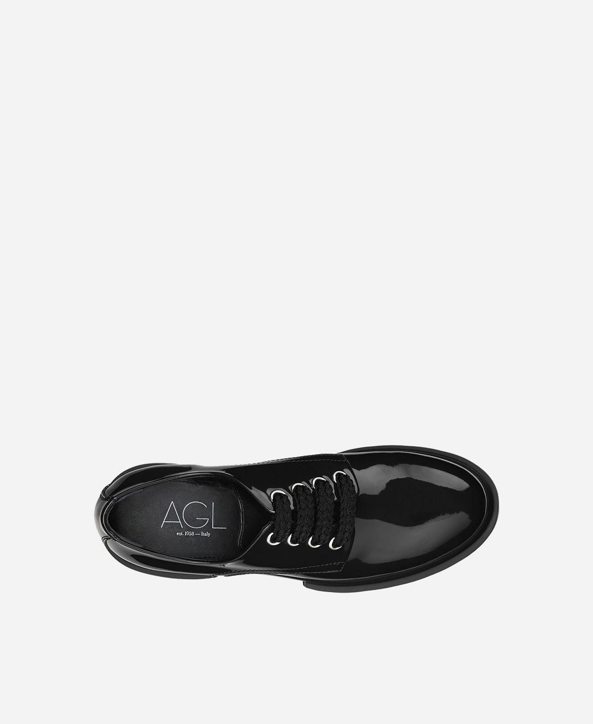 Agl Stringata in pelle Nero MAXINE LACE UP Offerta