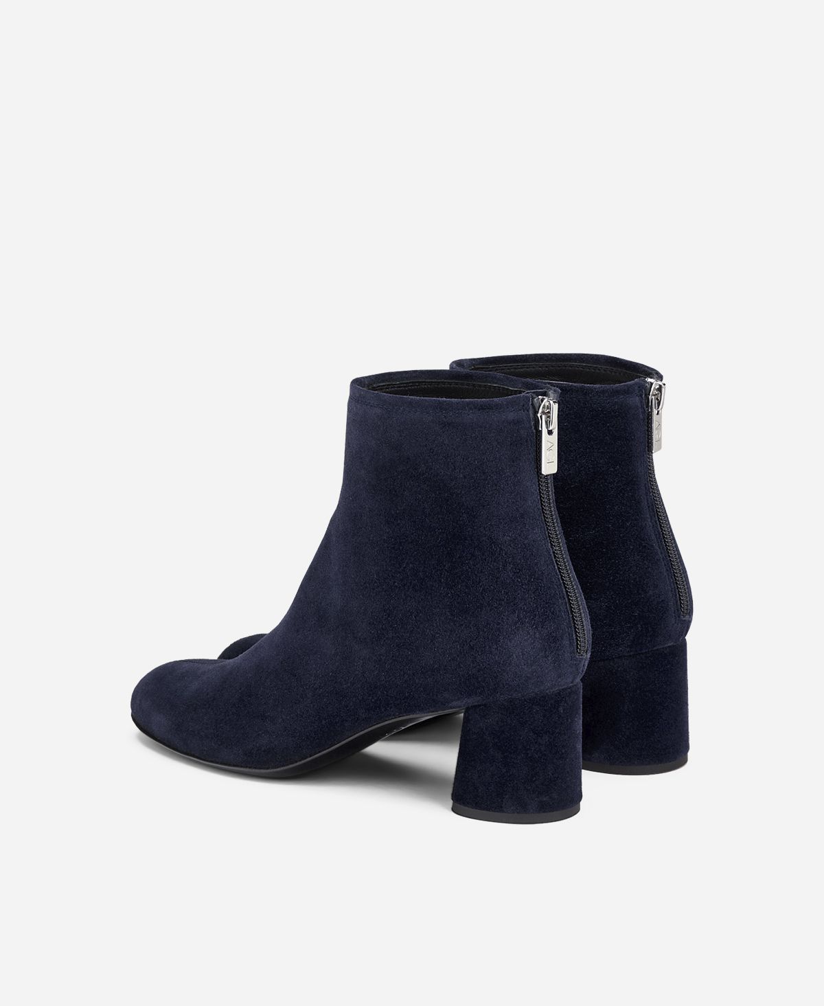 Agl Stivaletto in velour con tacco Blu Olga I Più Venduti