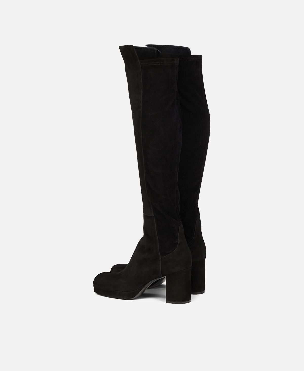 Agl Stivale in velour Nero BETTY HIGH Negozio
