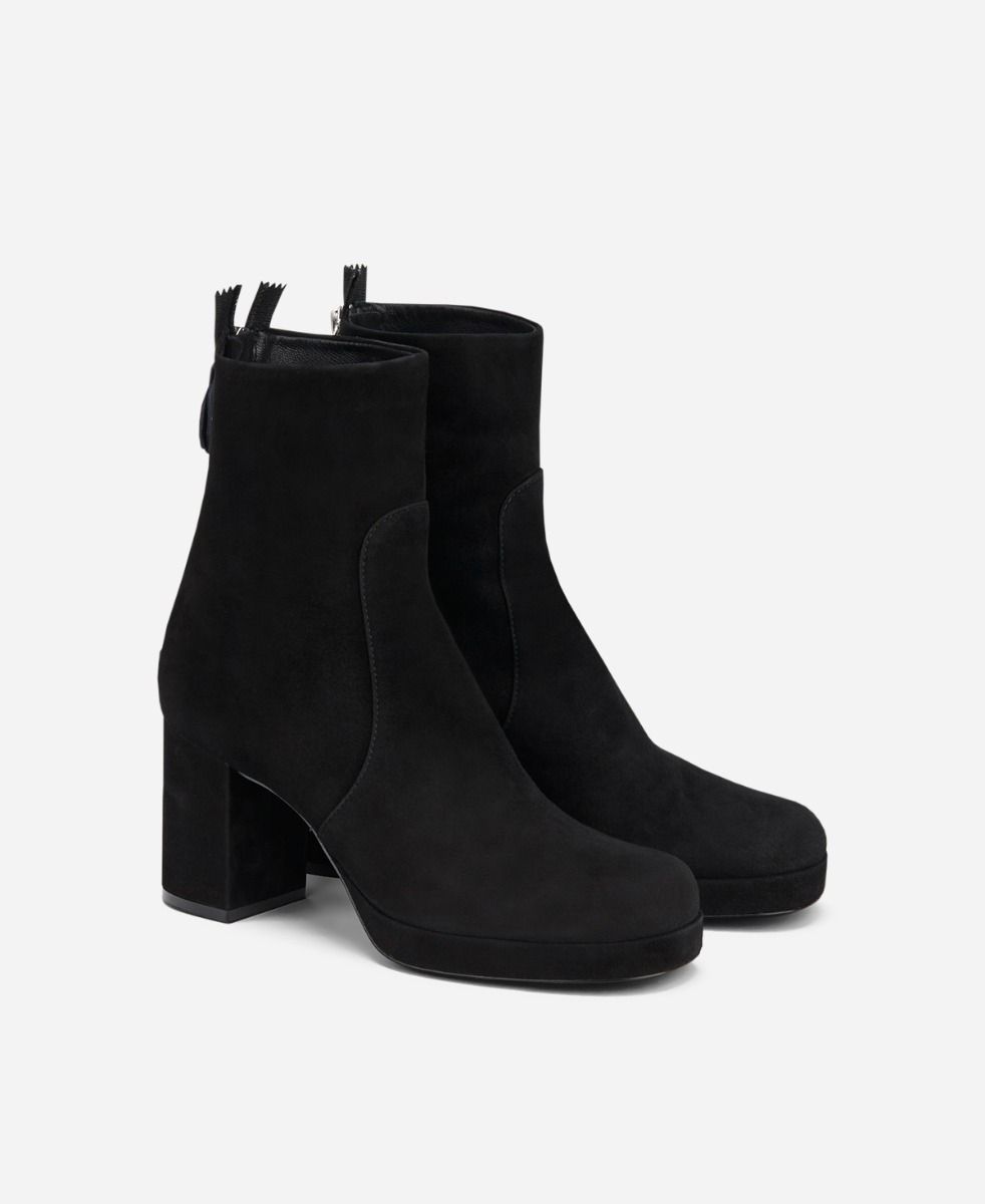 Agl Stivaletto in velour Nero BETTY In Saldo