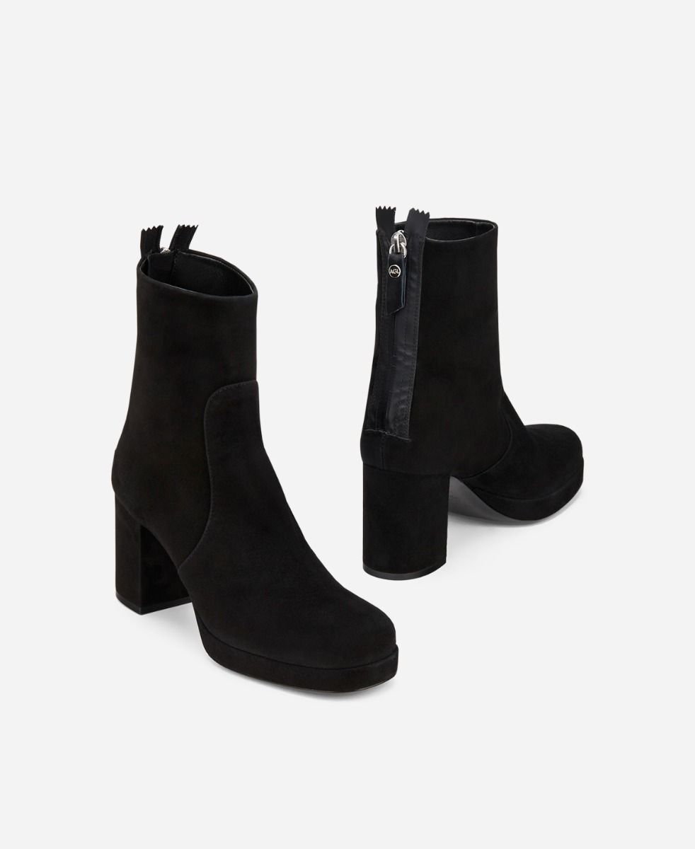 Agl Stivaletto in velour Nero BETTY In Saldo
