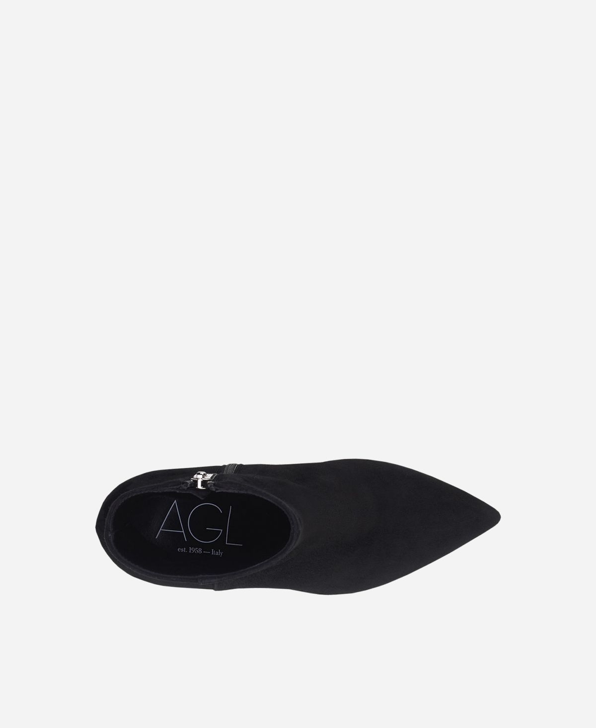 Agl Stivaletto in velour Nero IDE BOOTIE Soddisfazione Garantita