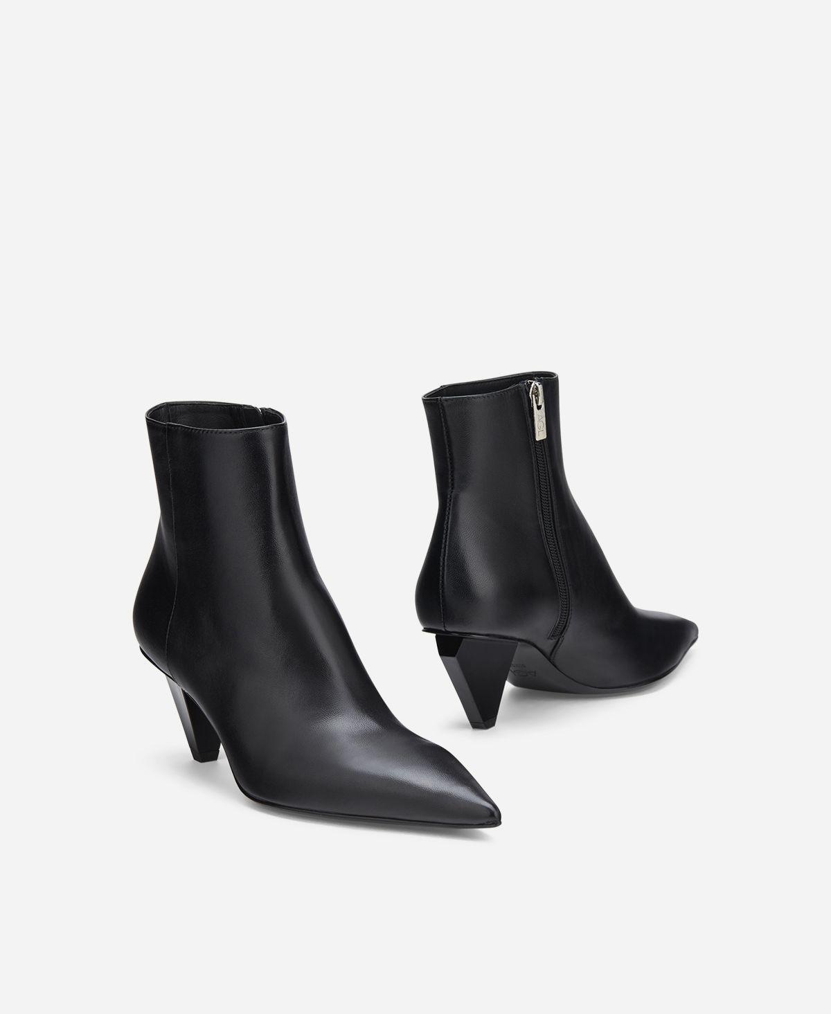 Agl Stivaletto in pelle Nero KNIFE BOOTIE Moda