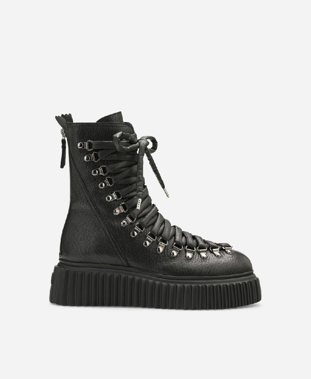 Agl Biker in pelle Nero DROMO Italia