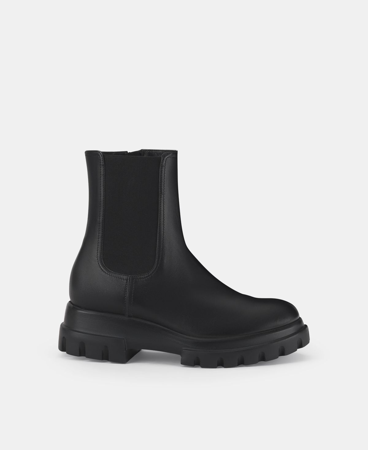 Agl Stivaletto in pelle Nero Chunky Beat Soddisfazione Garantita