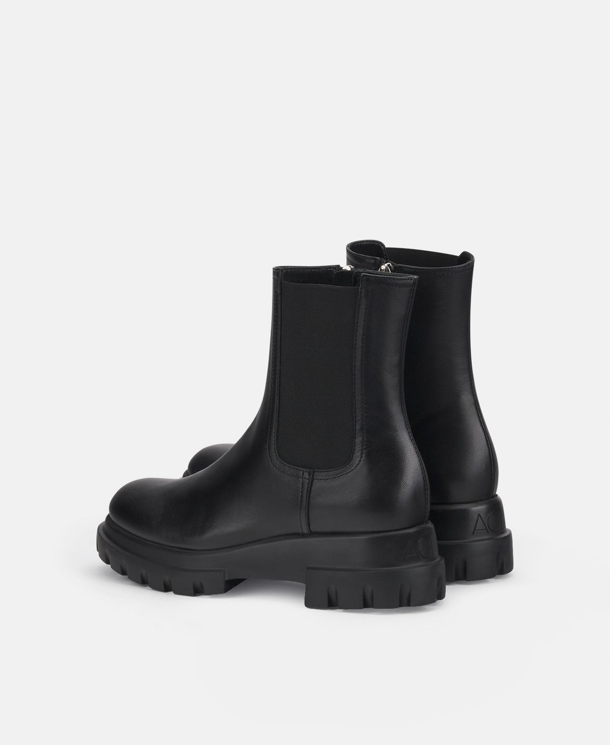 Agl Stivaletto in pelle Nero Chunky Beat Soddisfazione Garantita