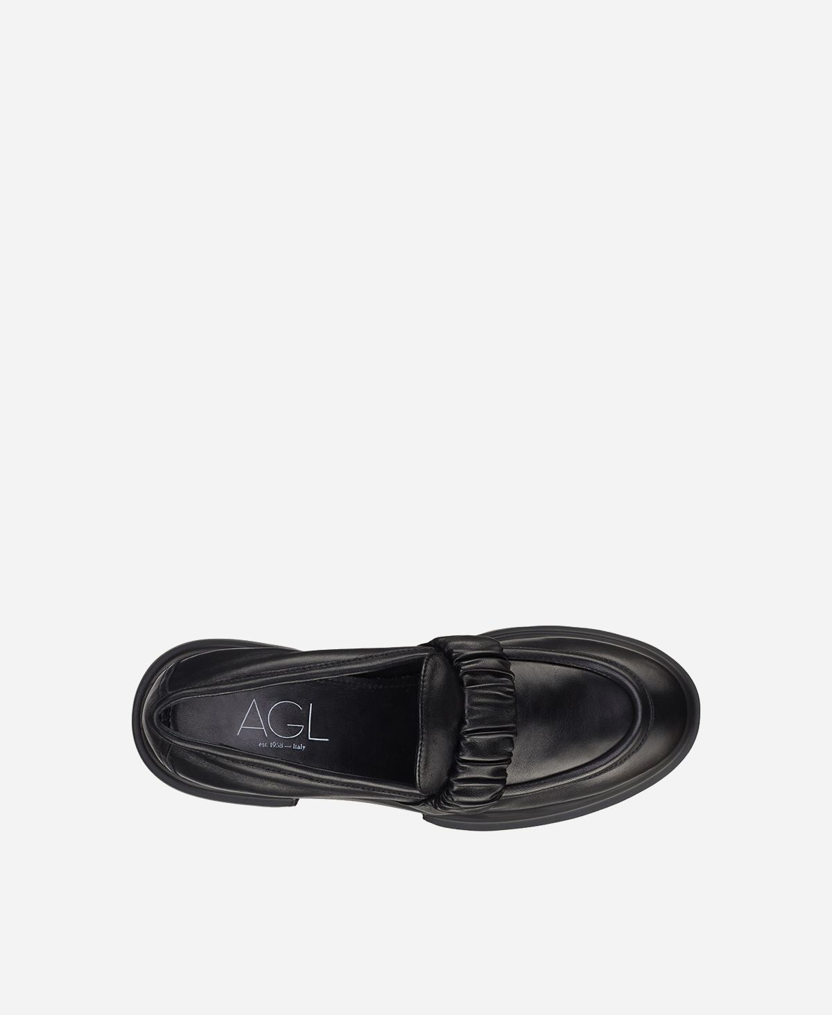Agl Mocassino con rouche Nero CELESTE Negozi Online