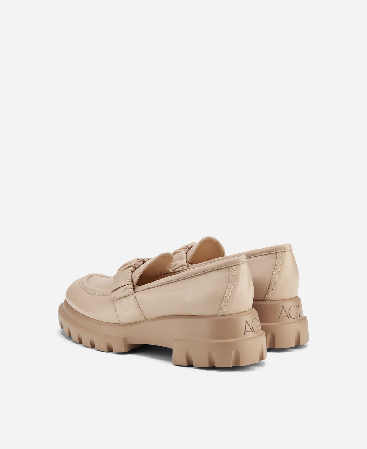 Agl Mocassino con rouche Beige CELESTE Acquista Ora