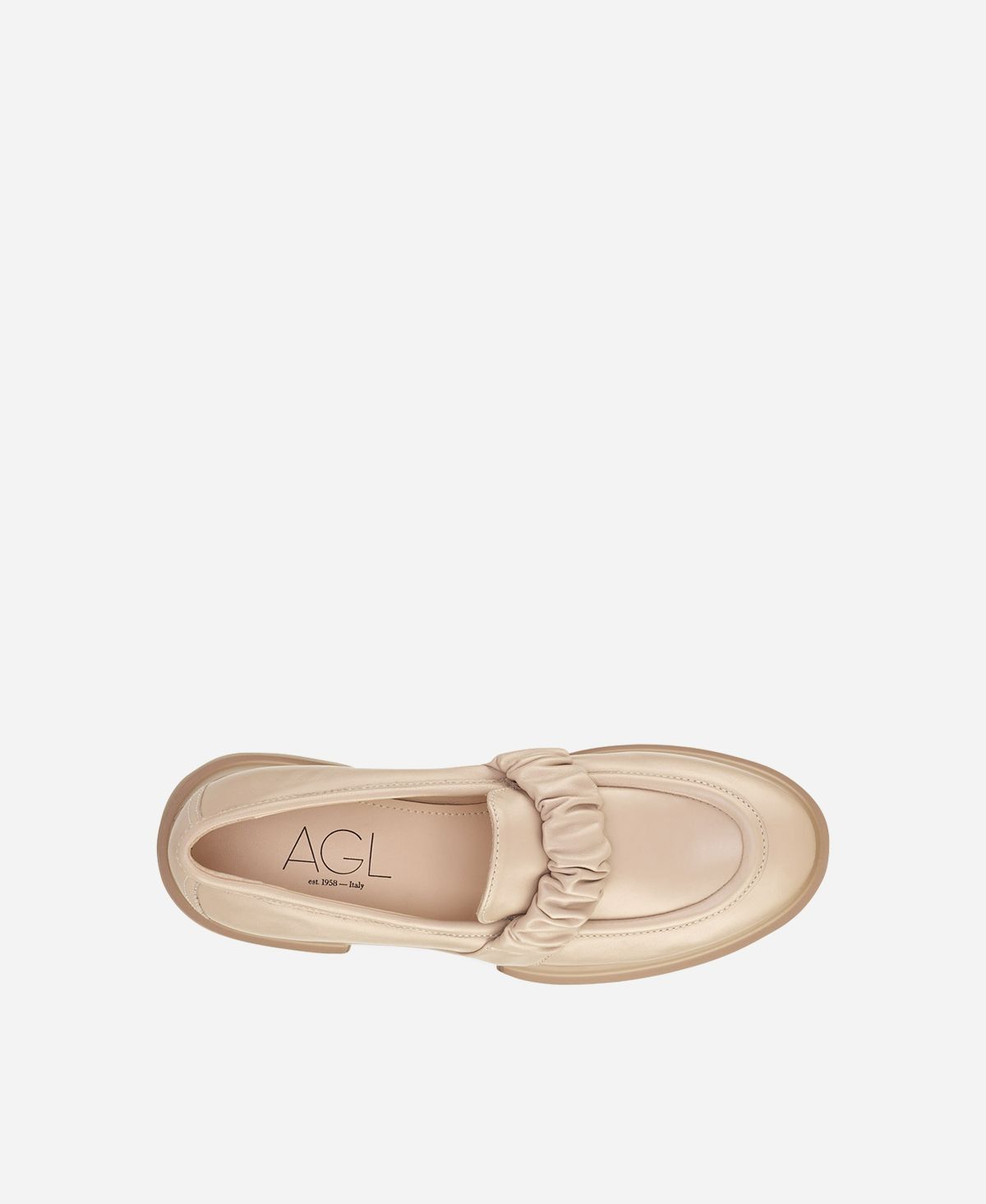 Agl Mocassino con rouche Beige CELESTE Acquista Ora
